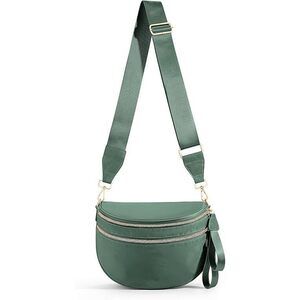 Checkered Crossbody Bag Spacious Bum Bags For Women Nylon Crossbody Fanny Packs